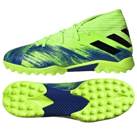 Kopačky Adidas Nemeziz 19.3 Tf M FV3994 vícebarevný zelený