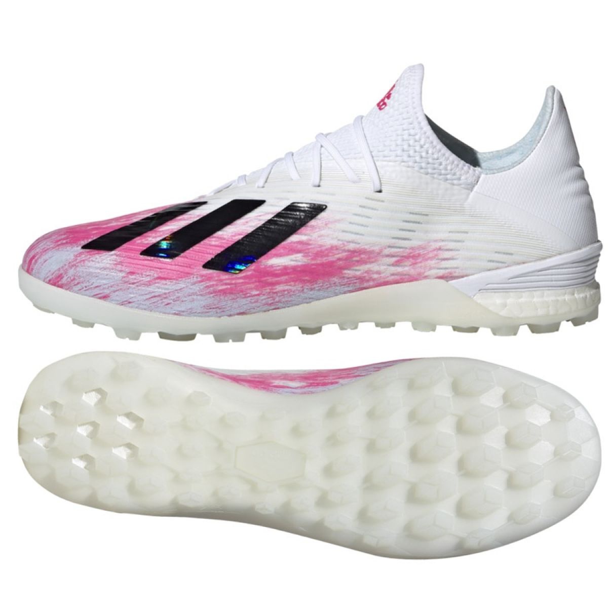 Kopa ky Adidas X 19.1 Tf M EG7135 vicebarevny bily KeeShoes