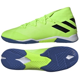 Sálová obuv adidas Nemeziz 19.3 In M FV3995 vícebarevný zelený
