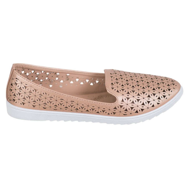 Renda Pohodlní prolamovaní páni žlutá