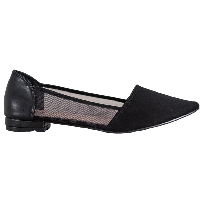 Evento Černé balerínky se síťovinou černá Evento Černé balerínky se síťovinou černá