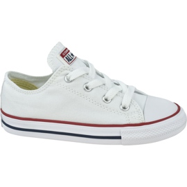 Dětské boty Converse Chuck Taylor All Star 7J256C bílý Dětské boty Converse Chuck Taylor All Star 7J256C bílý