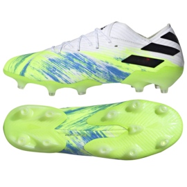 Kopačky Adidas Nemeziz 19.1 Fg M EG7325 vícebarevný zelený
