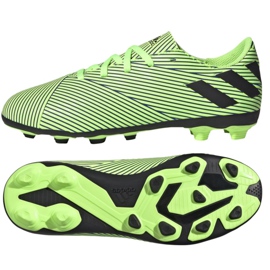 Kopačky adidas Nemziz 19.4 FxG Jr FV4011 vícebarevný zelený