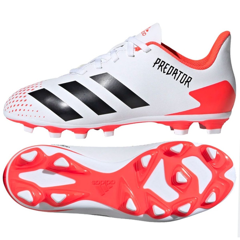 Kopačky Adidas Predator 20.4 FxG Jr EG0932 vícebarevný bílý Kopačky Adidas Predator 20.4 FxG Jr EG0932 vícebarevný bílý