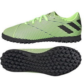 Kopačky Adidas Nemeziz 19.4 Tf Jr FV3314 vícebarevný zelený