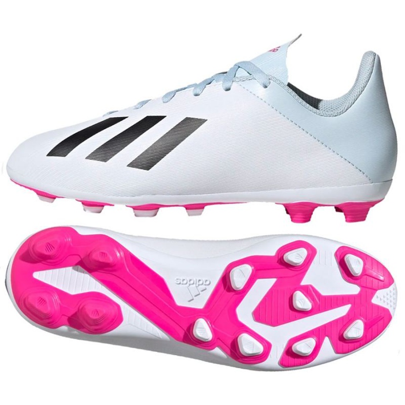 Kopačky Adidas X 19.4 FxG Jr EF1616 vícebarevný bílý