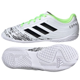 Sálová obuv adidas Copa 20.4 In Jr EF1927 bílý vícebarevný