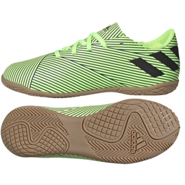 Sálová obuv adidas Nemeziz 19.4 In Jr FV4012 vícebarevný zelený