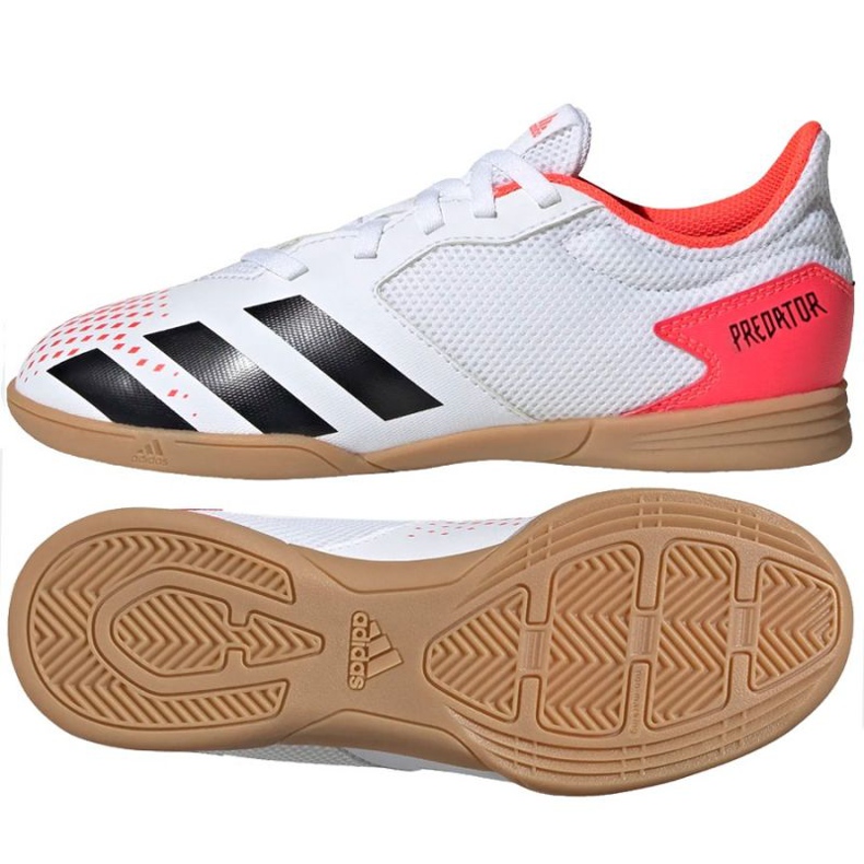 Sálová obuv adidas Predator 20.4 In Sala Jr EG0930 vícebarevný bílý