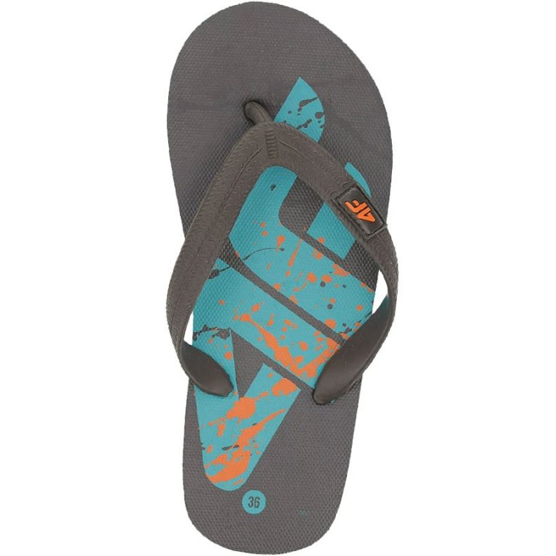 Pantofle 4F Jr HJL20-JKLM002 90S červené námořnická modrá