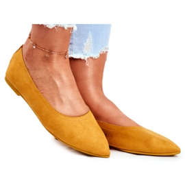 PS1 Dámské balerínky Eco-Suede Yellow Bellissima žluť