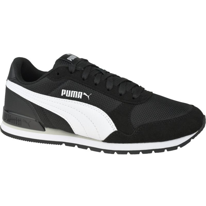Puma St Runner v2 Mesh Jr 367135-06 bílý černá