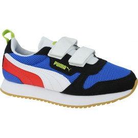 Puma R78 V Ps Jr 373617-03 bílý černý červený modrý