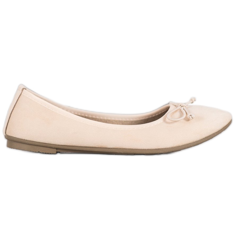 Diamantique Neformální semišové balerínky hnědý