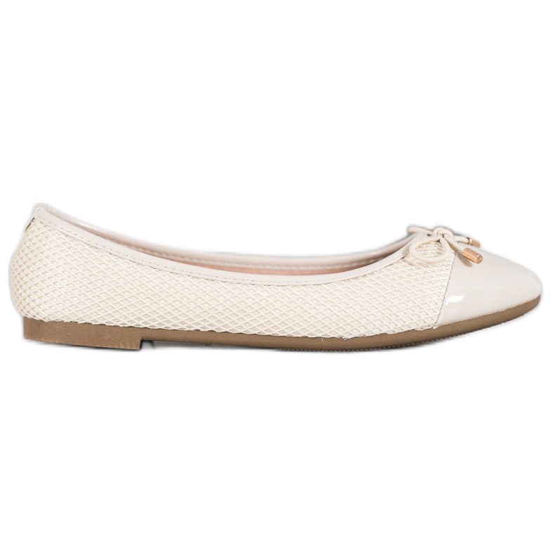 Diamantique Balerínky se síťovinou hnědý