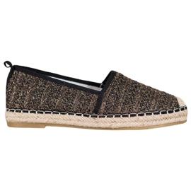 Seastar Textilní espadrilky béžový černý