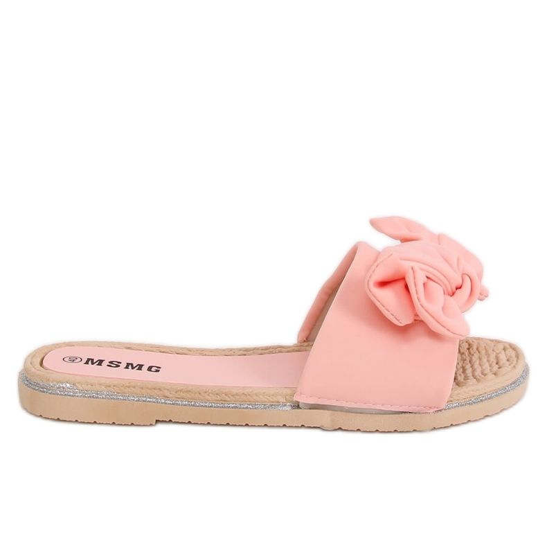 Růžové dámské růžové pantofle WS9020 Pink růžový