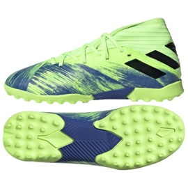 Kopačky Adidas Nemziz 19.3 Tf Jr FV4006 vícebarevný zelený