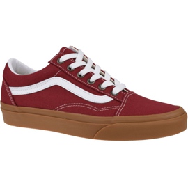 Boty Vans Old Skool VN0A4U3BWZ0 červené Boty Vans Old Skool VN0A4U3BWZ0 červené