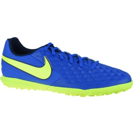 Fotbalová obuv Nike Tiempo Legend 8 Club Tf M AT6109-474 modrý vícebarevný