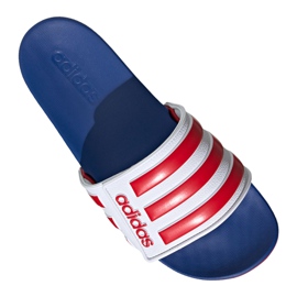 Pantofle Adidas Adilette Comfort Adj M EG1346 bílý červený modrý
