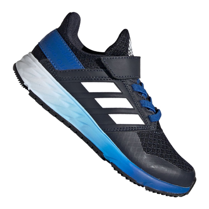 Boty Adidas FortaFaito Jr EE7313 bílý námořnická modrá modrý
