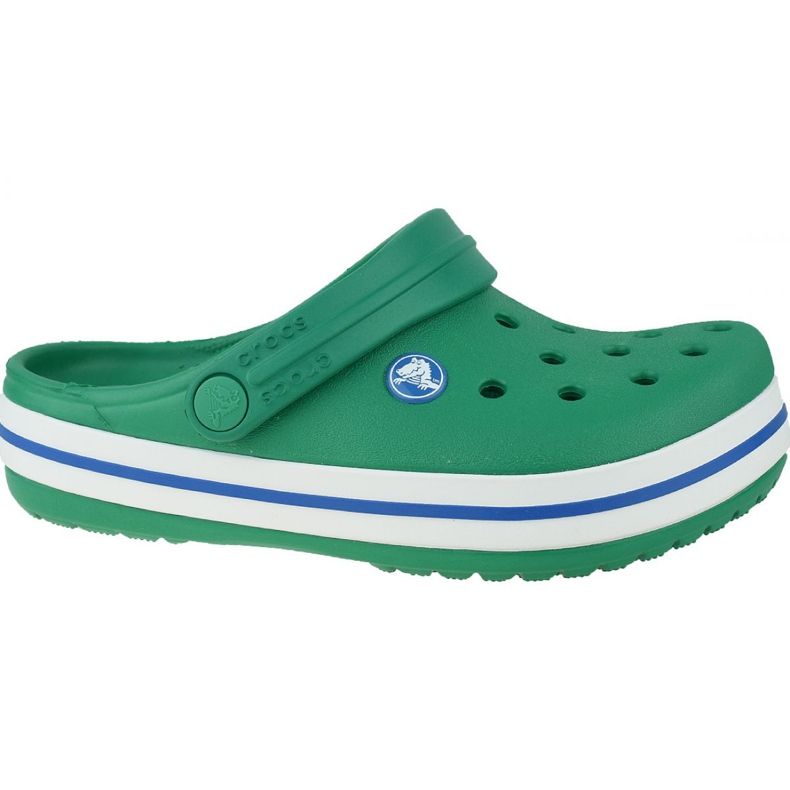 Crocs Crocband Clog K Jr 204537-3TV šedá zelená