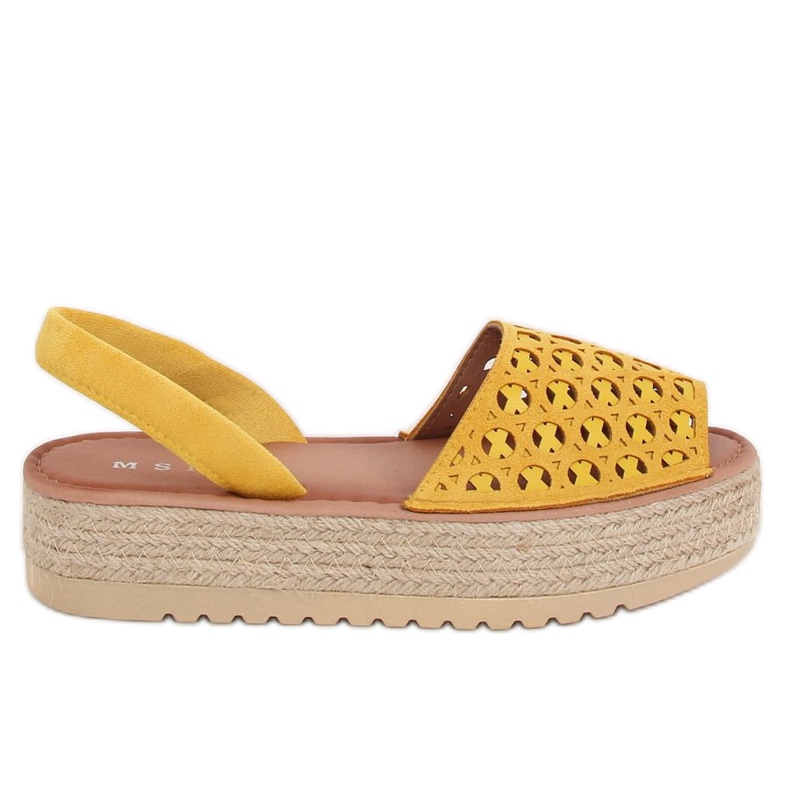 Sandály, espadrilky, med WH931 Yellow žlutá