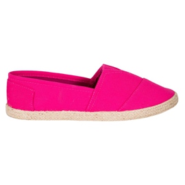 Tony Růžové nazouvací espadrilky růžový