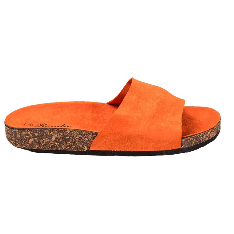 Renda Oranžové pantofle oranžový Renda Oranžové pantofle oranžový