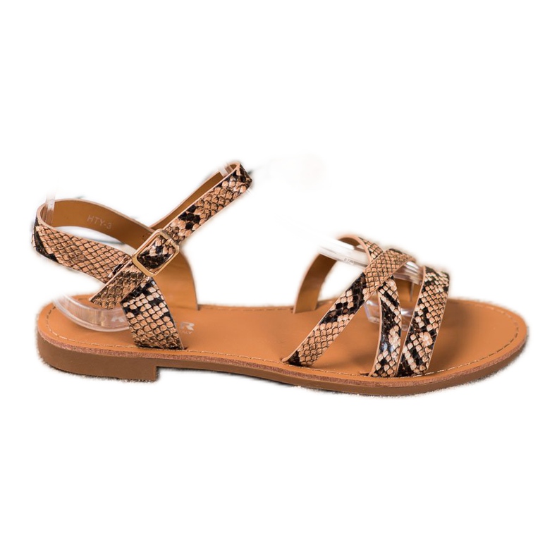 SHELOVET Sandály Na Plochém Podpatku vícebarevný SHELOVET Sandály Na Plochém Podpatku vícebarevný