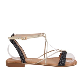 Černé dámské sandály JH123P Black černá