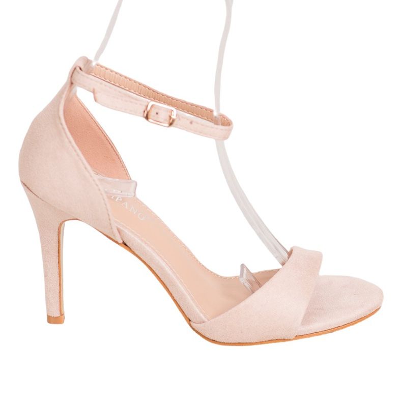 SHELOVET Klasické semišové podpatky hnědý