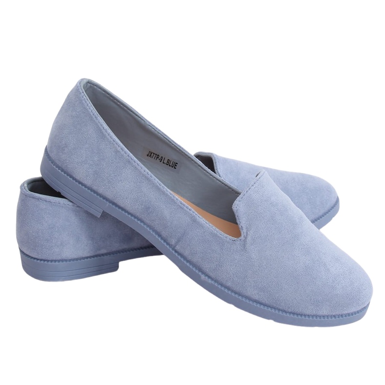 Modré dámské pány JX77P L.BLUE modrý