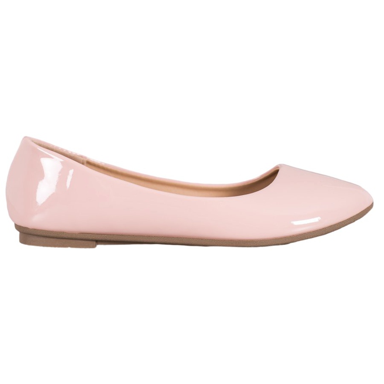 Comer Lakované balerínky růžový Comer Lakované balerínky růžový