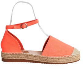 Nio Nio Oranžové espadrilky pomerančový