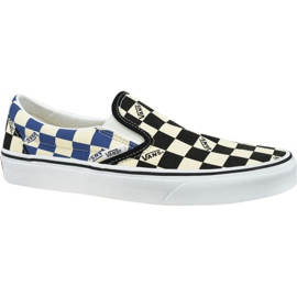Vans Classic Slip-On Big Check M VN0A4U38WRT béžový černý modrý vícebarevný