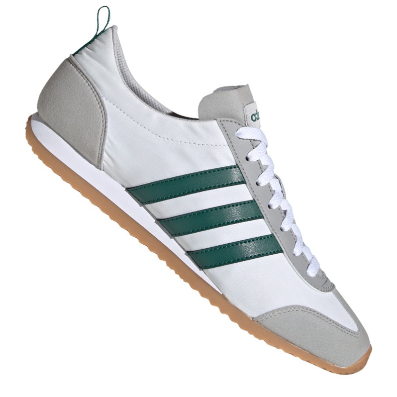 Boty Adidas Vs Jog M FX0091 bílý šedá zelená