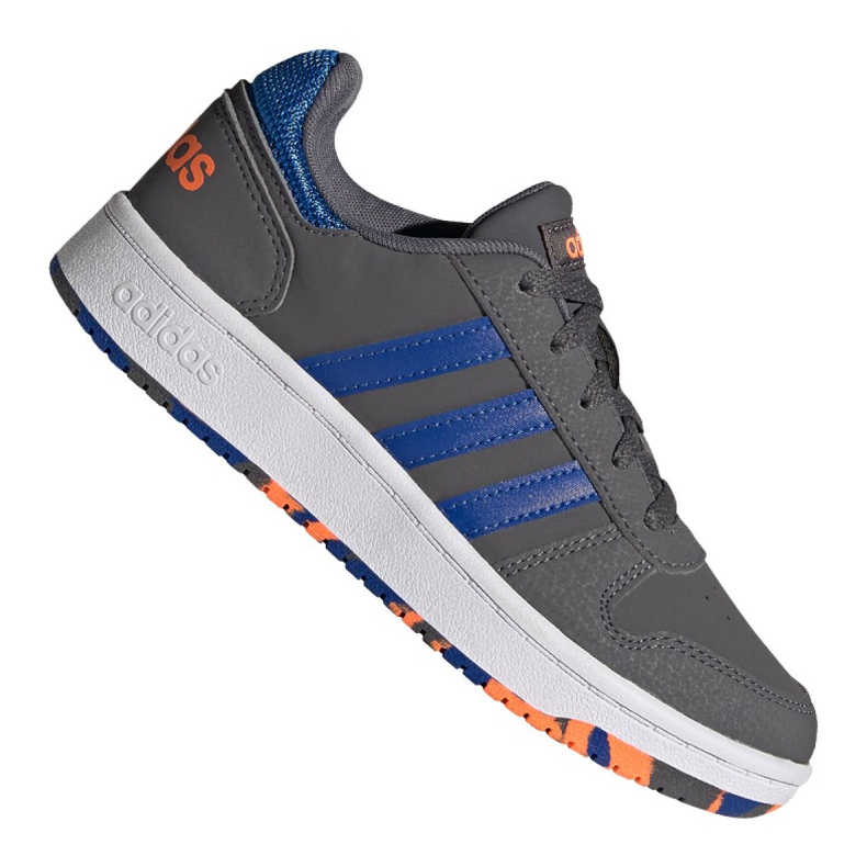 Boty Adidas Hoops 2.0 Jr FW3173 šedá