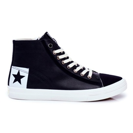 Pánské tenisky Big Star Navy Blue EE174065 námořnická modř