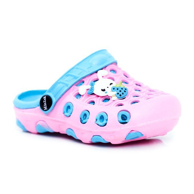 Dětské pantofle Pěnové Crocs Pink Rabbit Zoë růžový