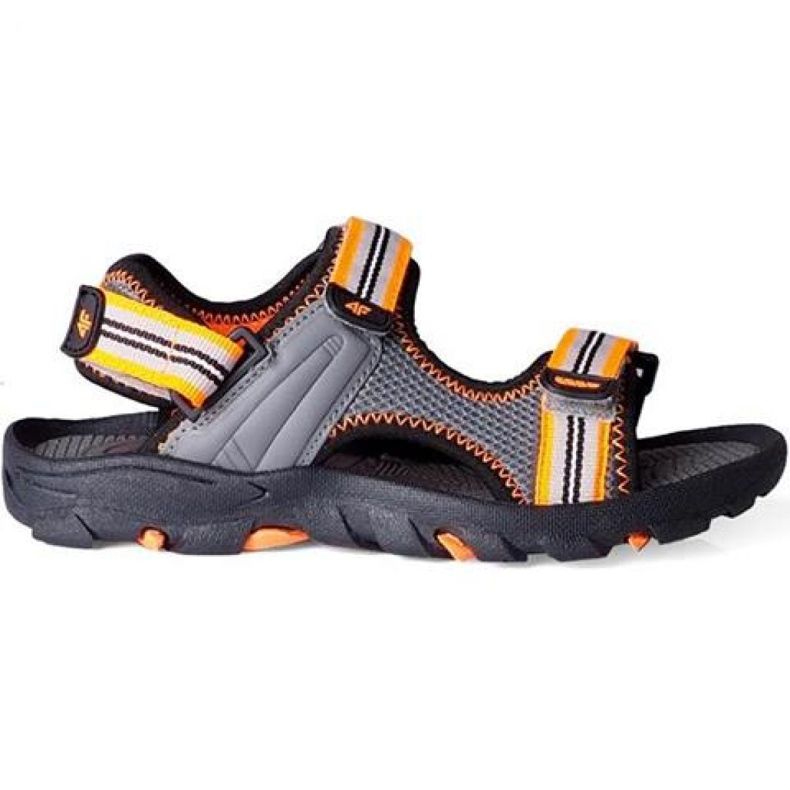 Sandály 4F Jr HJL20-JSAM003 90S oranžový šedá