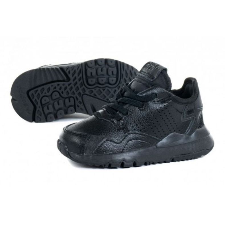 Adidas Nite Jogger El I Jr EG6991 černá Adidas Nite Jogger El I Jr EG6991 černá