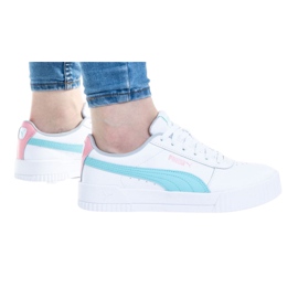 Puma Carina L Jr 370677 06 bílý pomerančový
