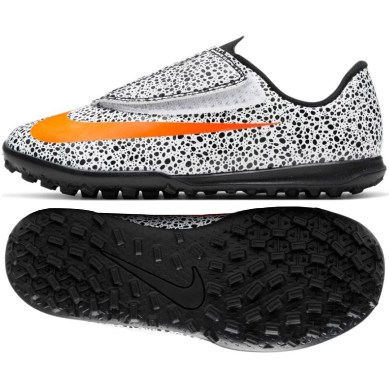 Kopačky Nike Mercurial Vapor 13 Club CR7 Tf Jr CV3318-180 vícebarevný oranžový Kopačky Nike Mercurial Vapor 13 Club CR7 Tf Jr CV3318-180 vícebarevný oranžový
