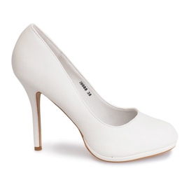 Klasické vysoké podpatky 19988 bílá bílý