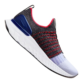 Boty Nike React Phantom Run Flyknit 2 M CJ0277-002 modrý vícebarevný