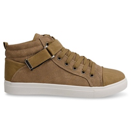 Vysoké tenisky N37 Khaki zelená Vysoké tenisky N37 Khaki zelená
