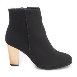 BM Šedé boty na sloupku B2908 šedé šedá BM Šedé boty na sloupku B2908 šedé šedá